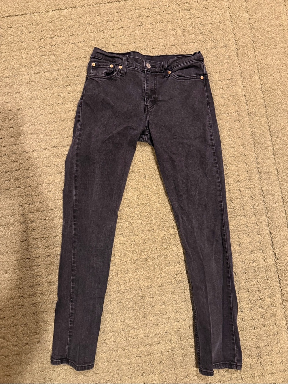 Levi's Black Skinny Men's Jeans - Classic Five-Pocket